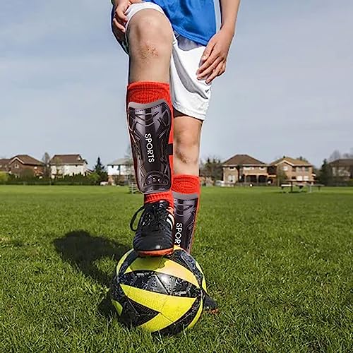 Adjustable Tightness Protection Against Impact Shin Guards for Soccer - image 4