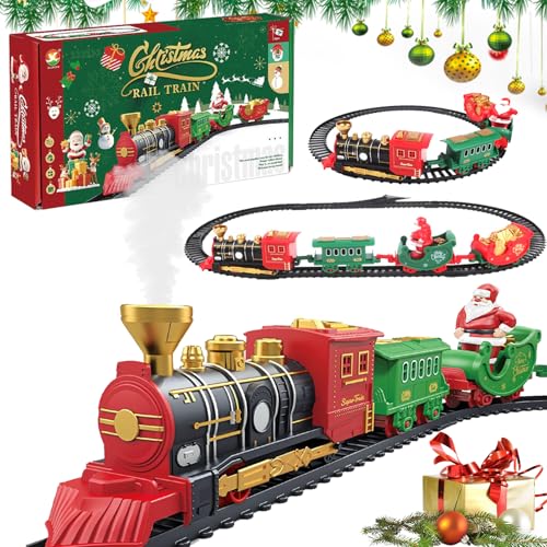 YOUYIKE Weihnachtsbahn Zug Gesetzt, Zug Spielzeug, Under Tree...