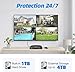 Swann Home DVR Security Camera System with 1TB HDD, 8 Channel 4 Camera, 1080p Full HD Video, Indoor or Outdoor Wired Surveillance CCTV, Heat and Motion Detection, 845804