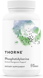 Thorne Phosphatidylserine (Formerly Iso-Phos) - Cortisol Management Support - Phosphatidylserine Isolate Supplement to Support Brain Function - 60 Capsules - 60 Servings