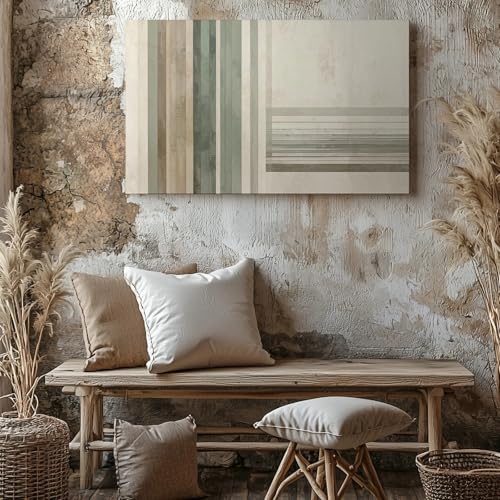 Toile de salon minimaliste pour habiller un mur vide