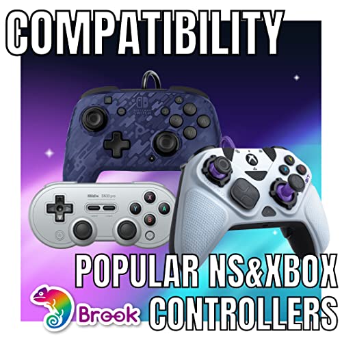 Brook Wingman Sd Converter - Support Xbox Series X/S/One/360, Ps5/Ps4/Ps3, Xbox Elite 1/2, Switch Pro Controllers On Dreamcast Saturn Console, Pc X-Input, Controller Adapter, Turbo And Remap #TOP5