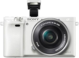 Sony Alpha a6000 Mirrorless Digital Camera with 16-50 mm Lens, 24 MP (White)