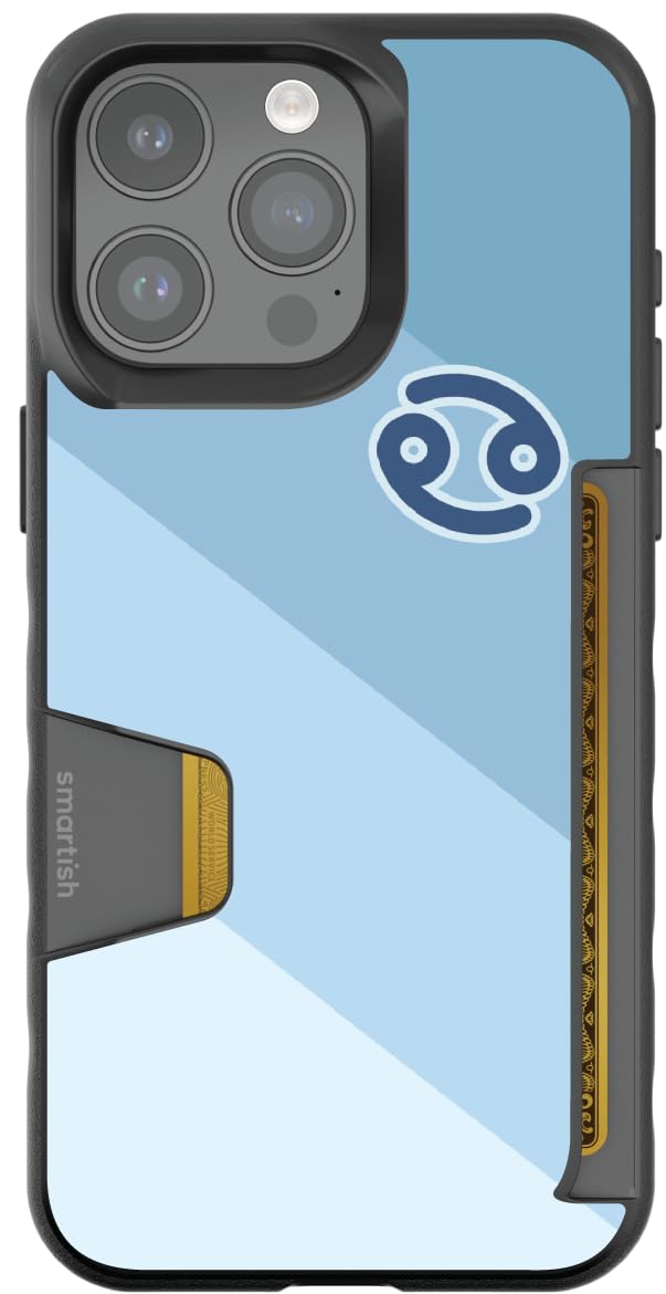 Smartish - Cancer - iPhone 15 Pro Max Wallet Case - Wallet Slayer Vol 1 [Slim + Protective] Credit Card Holder - Fits iPhone 15 Pro Max