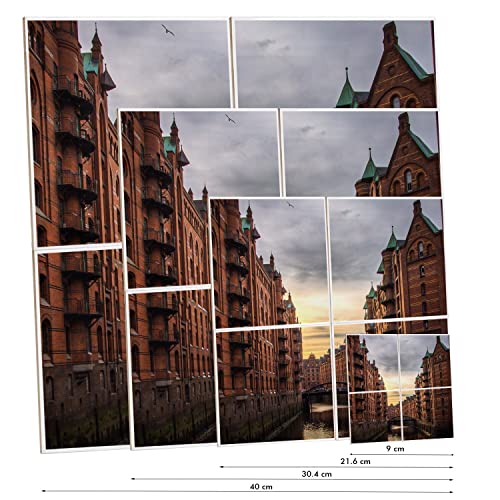 Carreaux céramique Canal de Hambourg 40x40cm pour décoration murale - 3