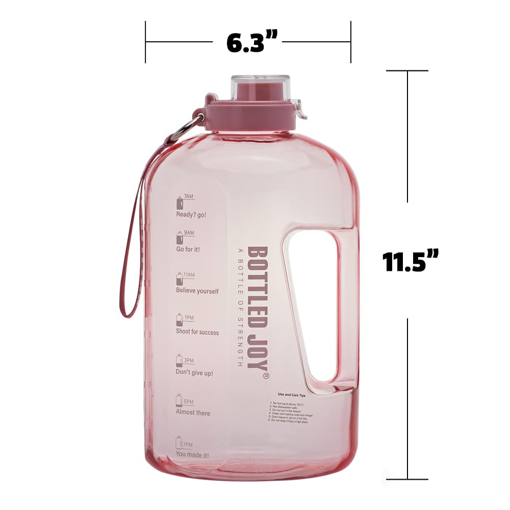 Wasserkrug mit Klappdeckel und Griffschlaufe, auslaufsicher, BPA-frei, wiederverwendbar, Zeitmarkierungs-Erinnerung, große Kapazität, Wasserflasche für Outdoor-Sport, Fitnessstudio, Wandern