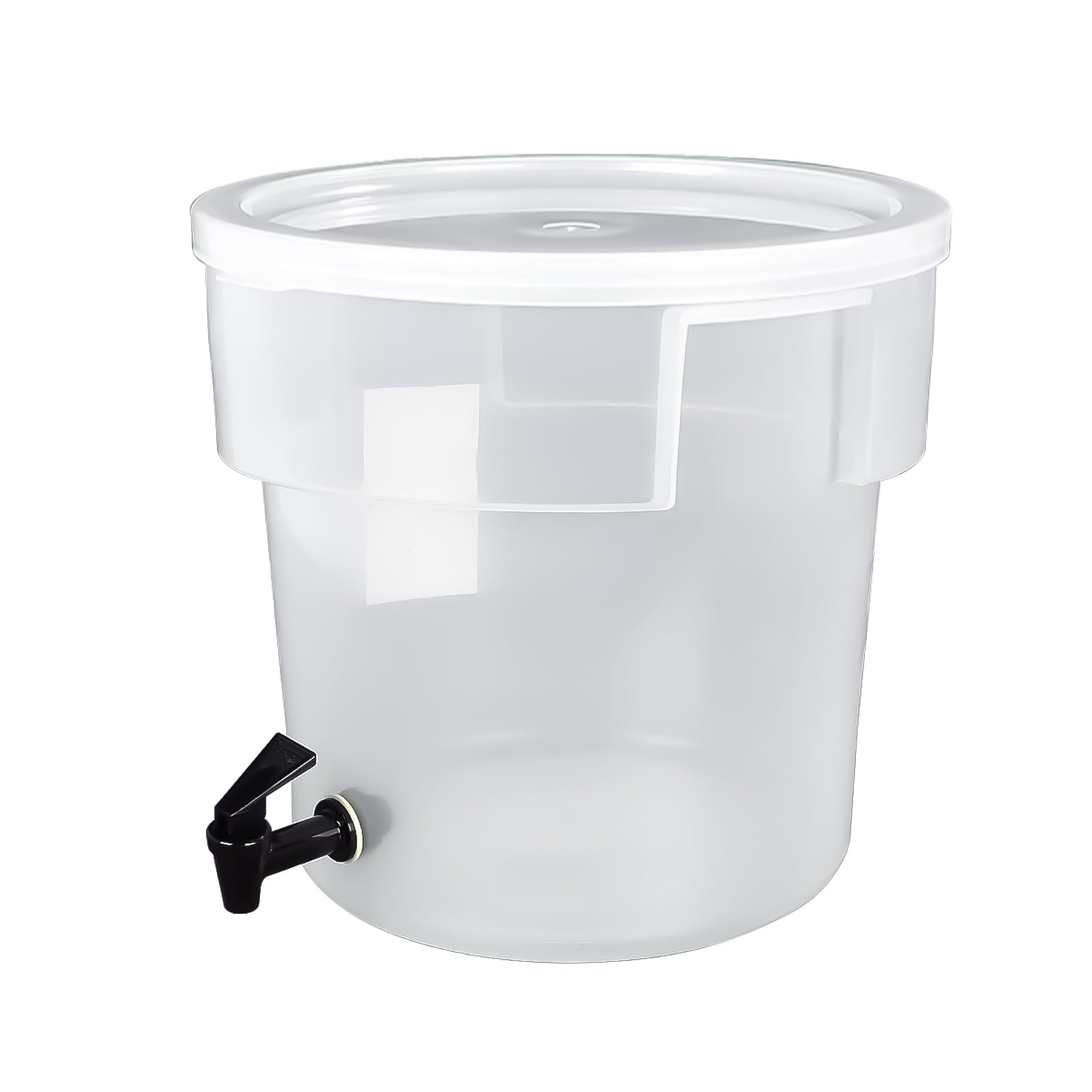 XuQiZZpp Round Portable Beverage Coolers Container For Coffee Juices Cold Drink Outdoors Activity Family Gatherings Sturdy Food S