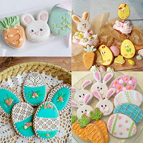 Easter Cookie Cutters, Newanovi 11 Pcs Cookie Cutters Set Bunny Flower Butterfly Chick Carrot Shamrock Clover Egg Shapes Stainless Steel Cookie Molds For Easter Holiday Party Decorations #TOP5