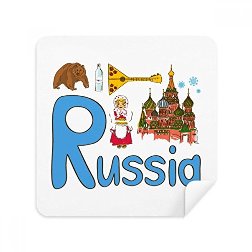 Motif tissu lunettes Russie pour éliminer les traces de doigts
