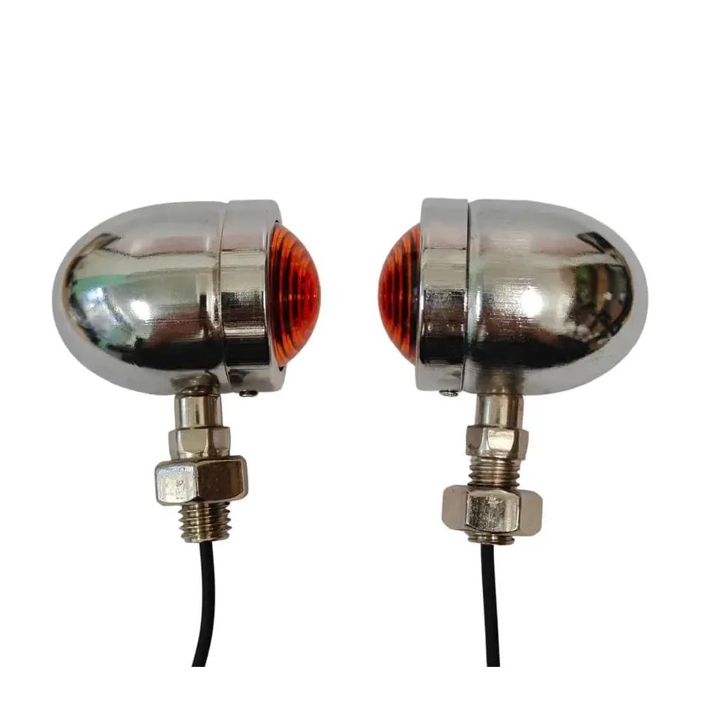 Luces Señal Giro Intermitentes universales para motocicleta | Intermitentes universales para motocicleta, 12V, 10mm, color negro, Chr, para luces de Moto, para Hayabusa GSX1300R GSX250R
