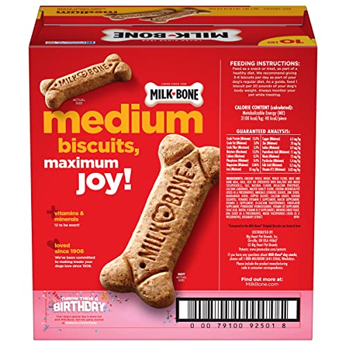 Image of Milk-Bone Dog Treats Bundle: Original Biscuits for Medium Dogs 10 Pounds + Soft & Chewy Chicken 25 Ounce