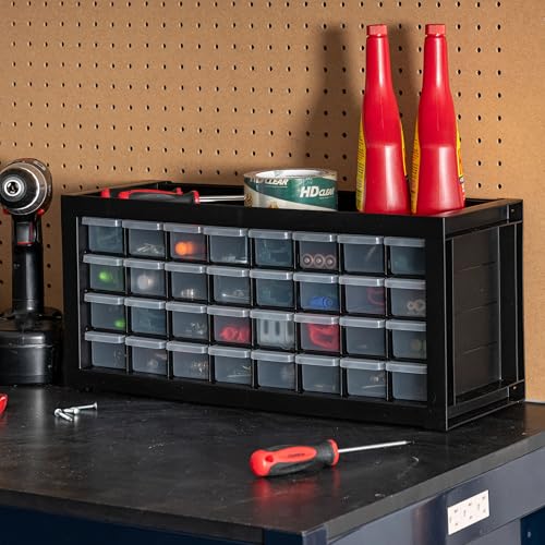 IRIS USA 32-Drawer Tool Organizer, Nuts & Bolts, Small Parts, Black by IRIS USA - Image 2
