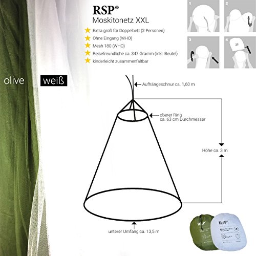 RSP Travel XXL Klamboe, ook voor tweepersoonsbedden, het origineel - Image 7