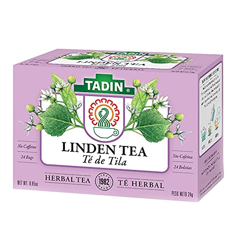 Tadin Linden Herbal Tea. Caffeine Free. 24 Tea Bags. 0.85 Oz. Pack Of 3 #TOP1