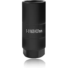 IHOTDER Oil Pressure Sensor Socket,1 1/16 Socket Switch Fits 1/2" Drive or 1 1/8" Hex Wrench,Professional Oil Pressure Switch Socket for Quick Removing/Installing Oil Sending Unit Black-1/2