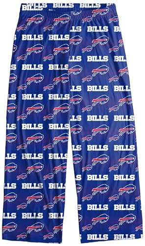 FOCO Buffalo Bills Men's Scatter Pattern Pajama Lounge Multi Color Pants - Main Image