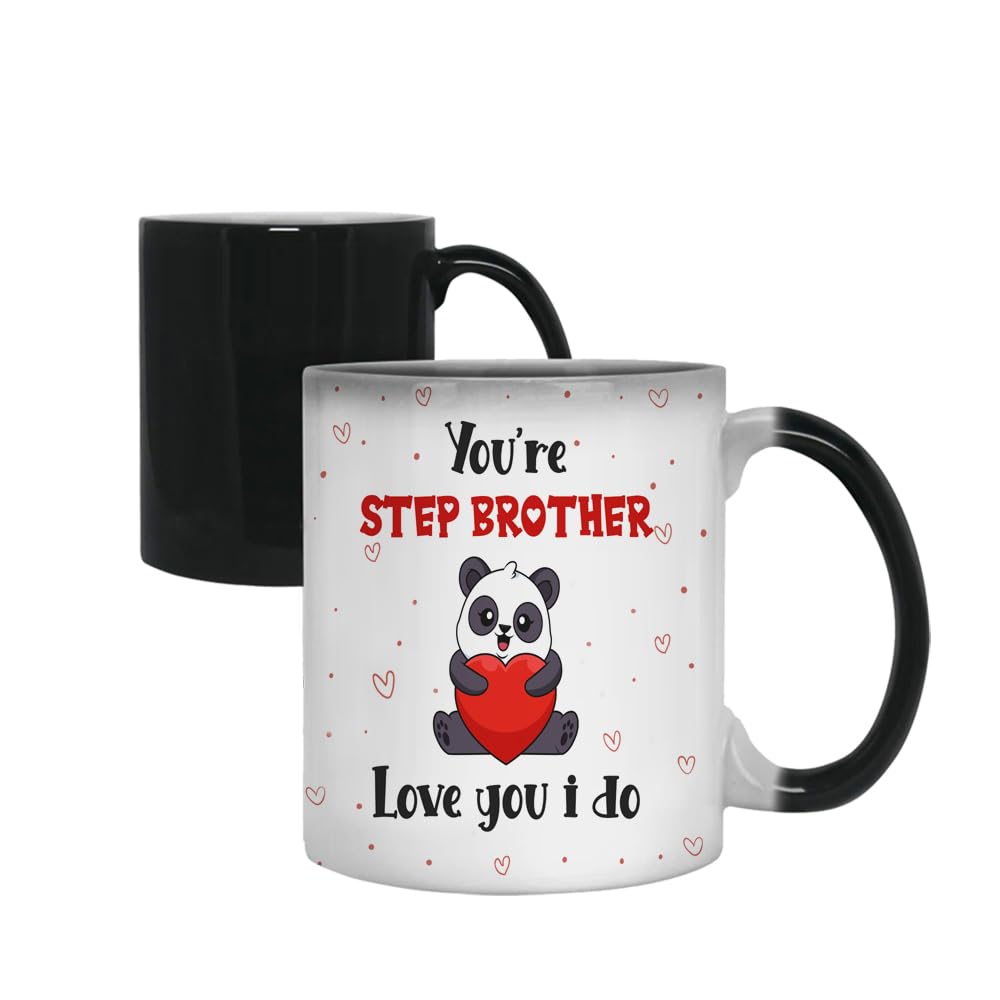 Getagift Fathers Day, You're Best Dad Birthday, Christmas, papa, Daddy, pop, Mug Ceramic Colour Changing Magic Cup/Mug. (Step Brother)