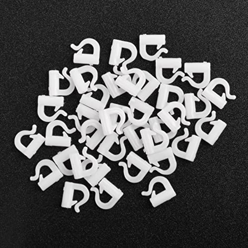 Orootl 200Pcs Fishing Clevis Quick Change Spinner Clevis Easy Spin Clevis Plastic Quick Snaps For Spinner Blades Walleye Spinner Rig Inline Spinnerbait Making Parts #TOP5