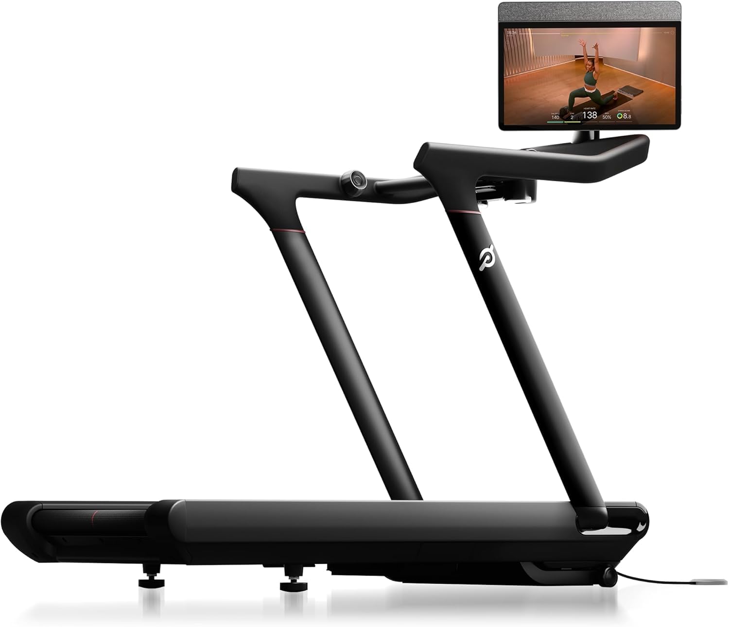 Peloton Cross Training Tread, Laufband für Runs, Walks und Hikes mit manueller Steigung oder Auto-Incline-Funktion und einem 24” HD Touchscreen, Fitnessgerät für Cardio und Krafttraining zu Hause