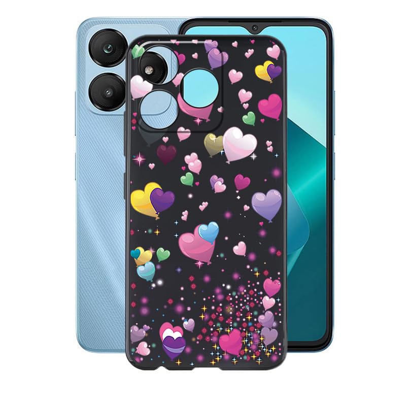 JDXHFF Cover Compatibile con Wiko T20 (6.56) e 2 Pezzi Pellicola Protettiva in Vetro Temperato - Trasparente Morbido Silicone Custodia Protettivo TPU