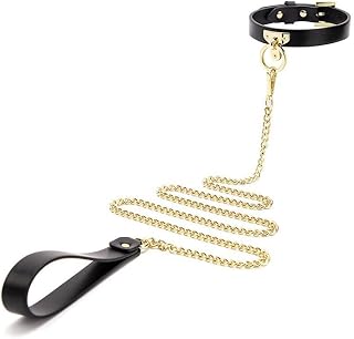 Collier en cuir, taille ajustable (avec clochette), accessoire pour couple B129