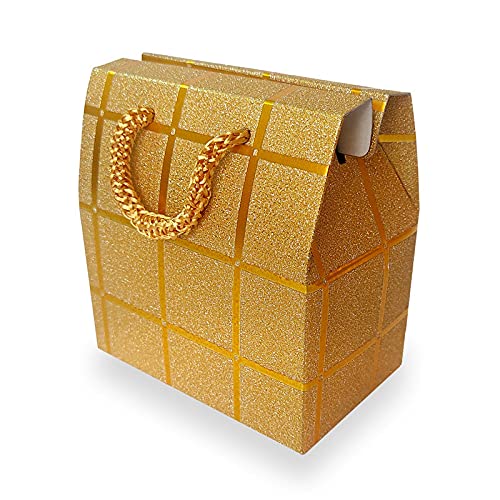 PRIVA Set of 30 GOLDEN Empty Paper Box, Gift Box, Empty Folding Paper Gift Box, Chocolate Packing Box, Party Gift Box, Multipurpose Box for All Occasion (Pack of 30) (Purse Type Square) (B09HKBQVQQ) Amazon Price History, Amazon Price Tracker