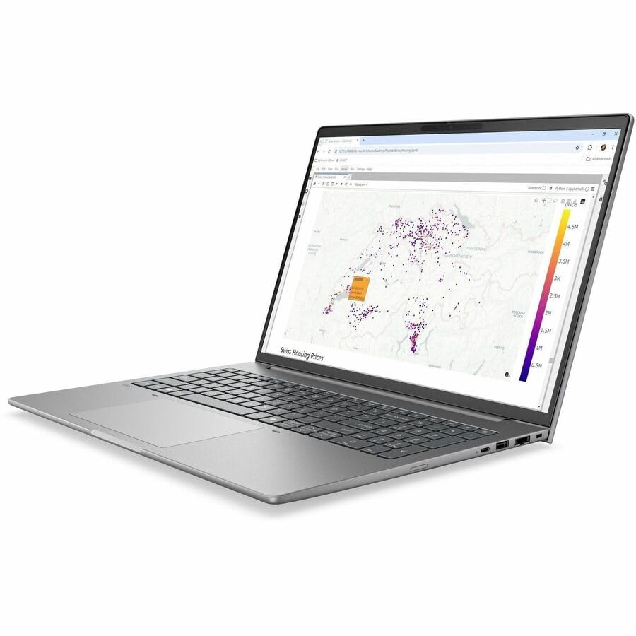 Image of HP ZBook 8 G2i 16 inch Copilot+ PC Mobile Workstation - WQUXGA - Intel Core Ultra 7 Series 3 366H - 32 GB - 1 TB SSD - English Keyboard - Meteor Silver Aluminum - Intel Chip - 3840 x 2400 - Windows 11 Pro