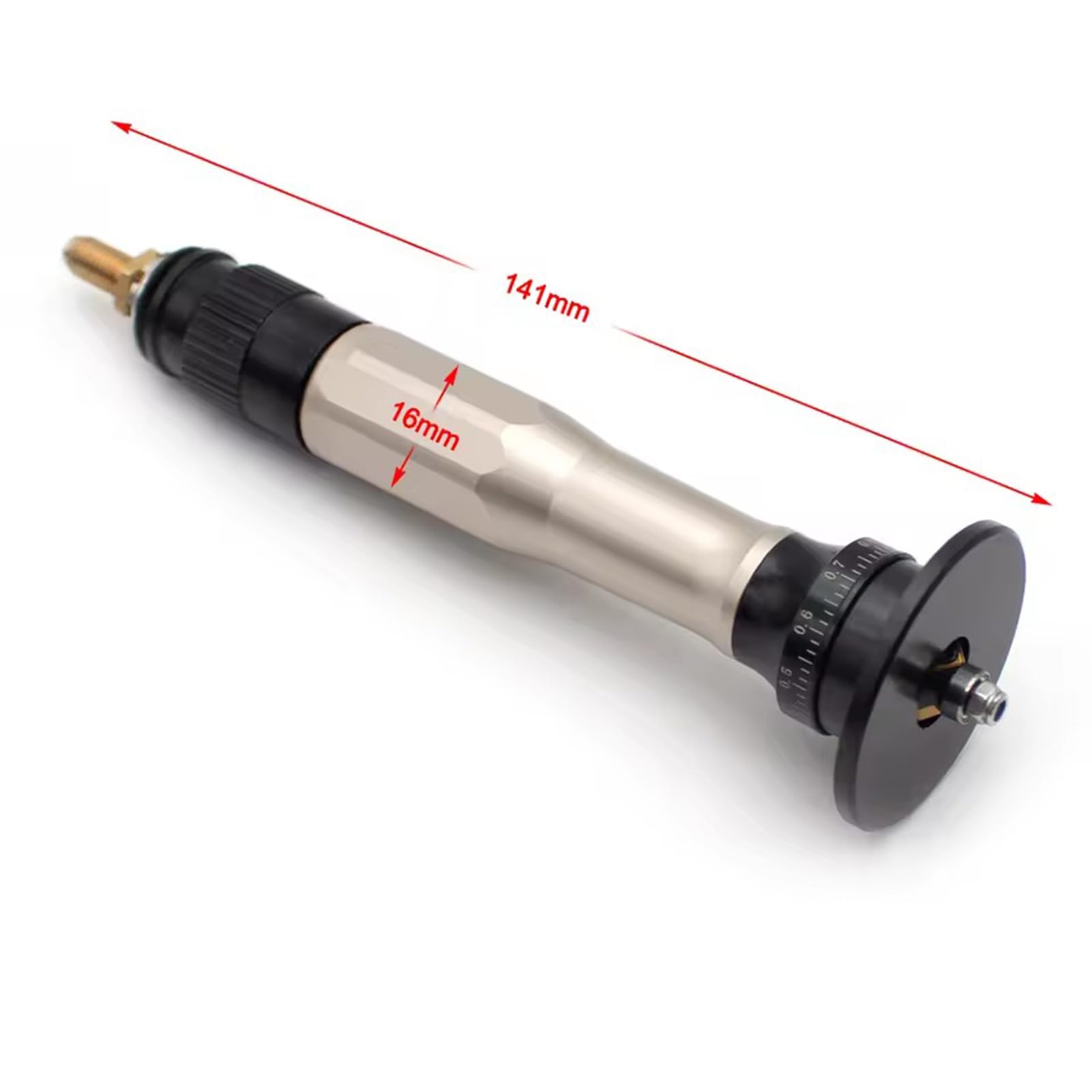 Mini smussatore Pneumatico Portatile, Strumento per smussatura e sbavatura di Metalli Smussatrice e rifilatrice a 45 Gradi, 0,1~0,9 mm