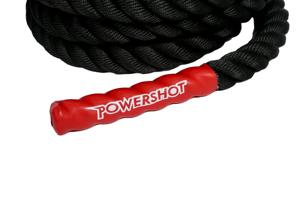 POWERSHOT BATTLE ROPE - Fitness Strength Training 9 m x 38 mm Cardio e Strength Training