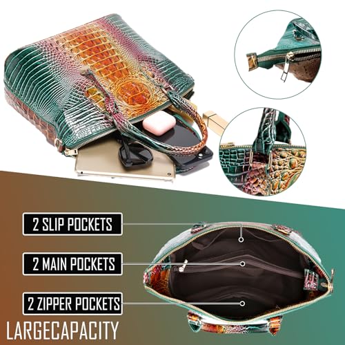 Bolso Satchel Vegano para Mujer 13.78x5.12x10.63 in miniatura 6