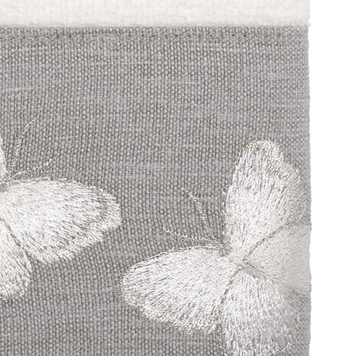 Avanti Linens - Fingertip Towel, Soft & Absorbent Cotton Towel (Yara Collection, White) 18.00