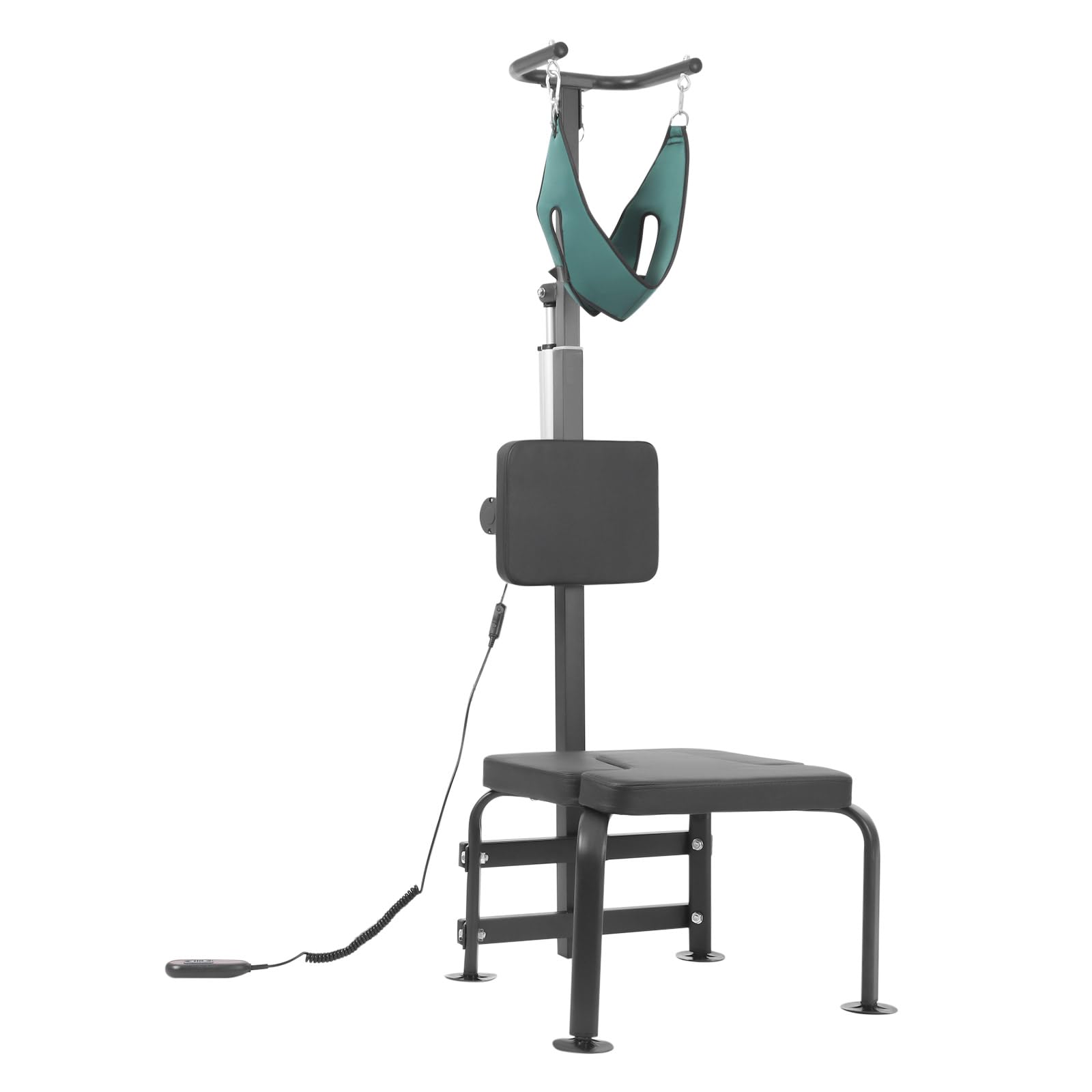 OUKANING Dispositivo de tracción cervical, 55 W, dispositivo de entrenamiento para el cuello, dispositivo de tracción cervical, dispositivo de tracción cervical