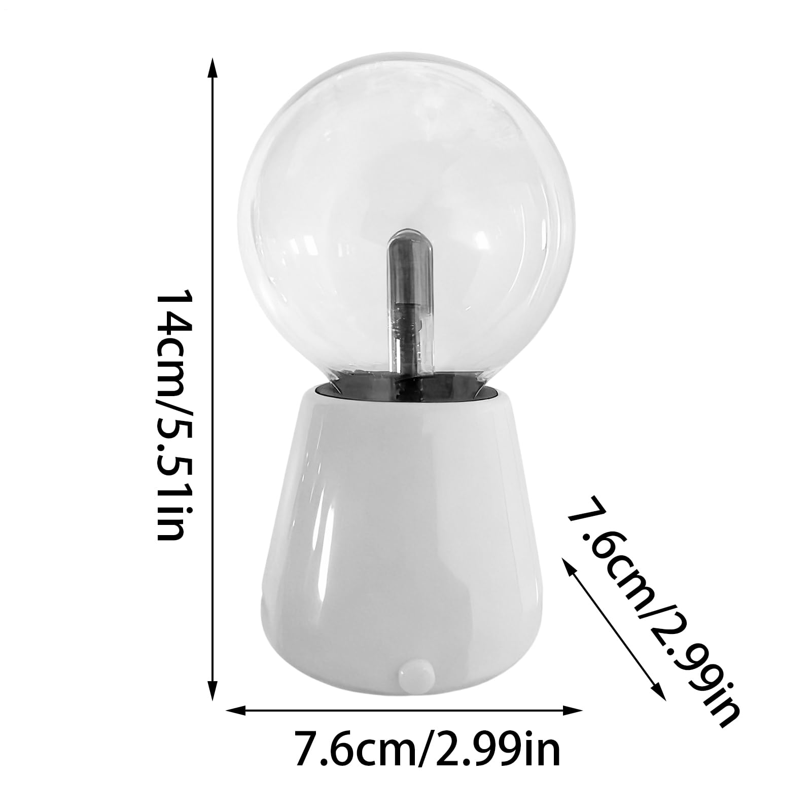 Lampa Stołowa Zasilana przez USB Oświetlenie Dotykowe do Dekoracji | 7-Kolorowe LED Oświetlenie Nastrojowe Do Atmosfery Na Biurko Blat W Kuchni Salonie I Sypialni