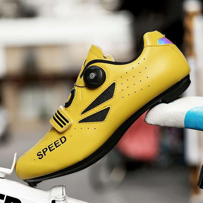 Men's Road & Mountain Cycling Shoes - Non-Slip, Wear-Resistant Athletic Performance Footwear for Enhanced Speed and Comfort