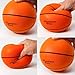 Anywhere Sports Silent Basketball | Grooved Airless Indoor Basketballs | Soft Foam Indoor Basketball | Soundless for Quiet Dribbling and Indoor Training | Higher Bounce Non-Deforming