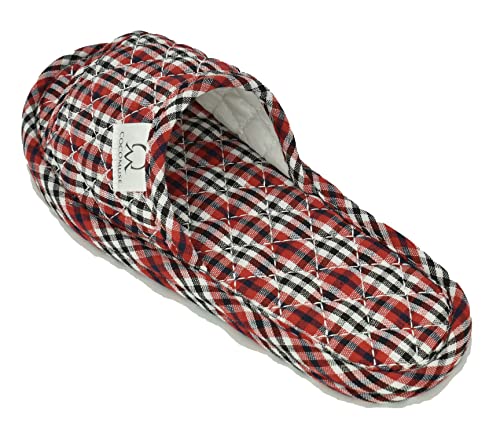 Image of Ultralight Soft Indoor Open Toe Cotton linen Slippers Absorb Sweat Cloth Bottom House Slippers