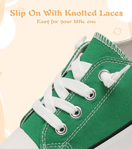 Image of Toddler Little Kid Cushioned Canvas Shoes Slip On Sneakers Soft and Durable