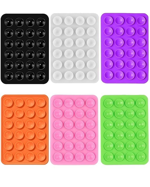 COFENDY 6 PCS Phone Suction Sticker, Suction Phone Case, Phone Sticky Pad Grip, Phone Suction Pad, Sticky Phone Case for Wall, Suction Phone Case for Shower Mirror Fingertip Toys (B0DFQ5HPM5) Amazon Price History, Amazon Price Tracker