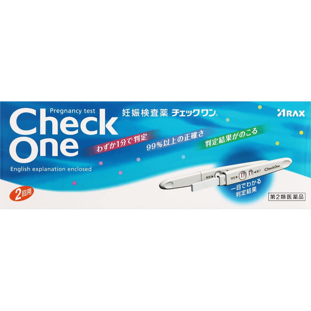 Amazon | 【第2類医薬品】チェック ワン 2回用 | アラクス | 検査