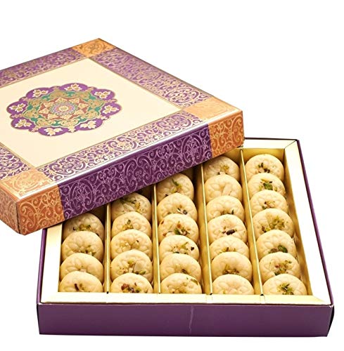 GHASITARAMS Halwai Diwali Special White Mawa Peda Mithai Box, Diwali Sweets Gift Box, 800 gm (B0746KZH1Z) Amazon Price History, Amazon Price Tracker