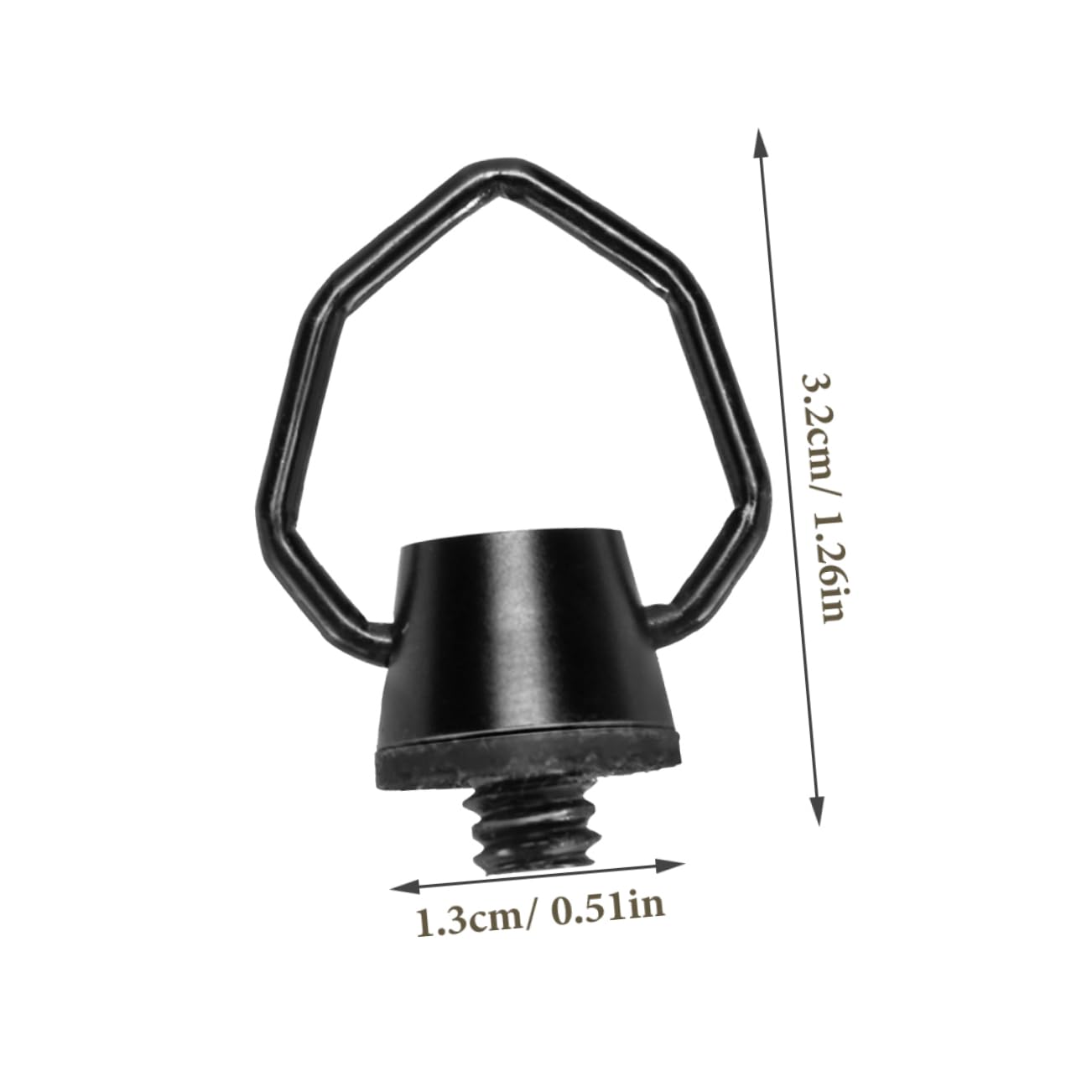 Happyyami Camping Accessory Tent Lamp Hanger Light Ring Loop Metal Hanging Loop Hook Camping Lamps for Tent