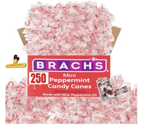 MINI CANDY CANES (250 CT) | Mini Candy Canes Red