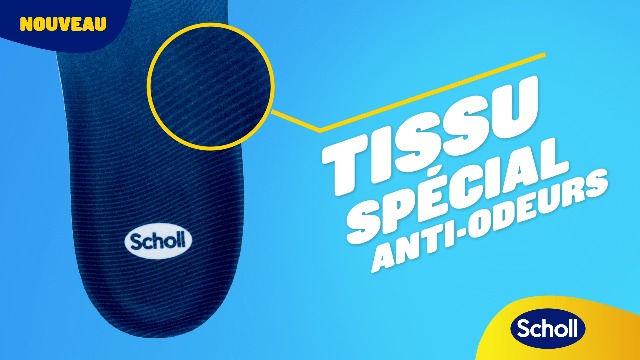 Semelles GelActiv Running Scholl Homme - Absorption Chocs Course à Pied Taille 40-46.5