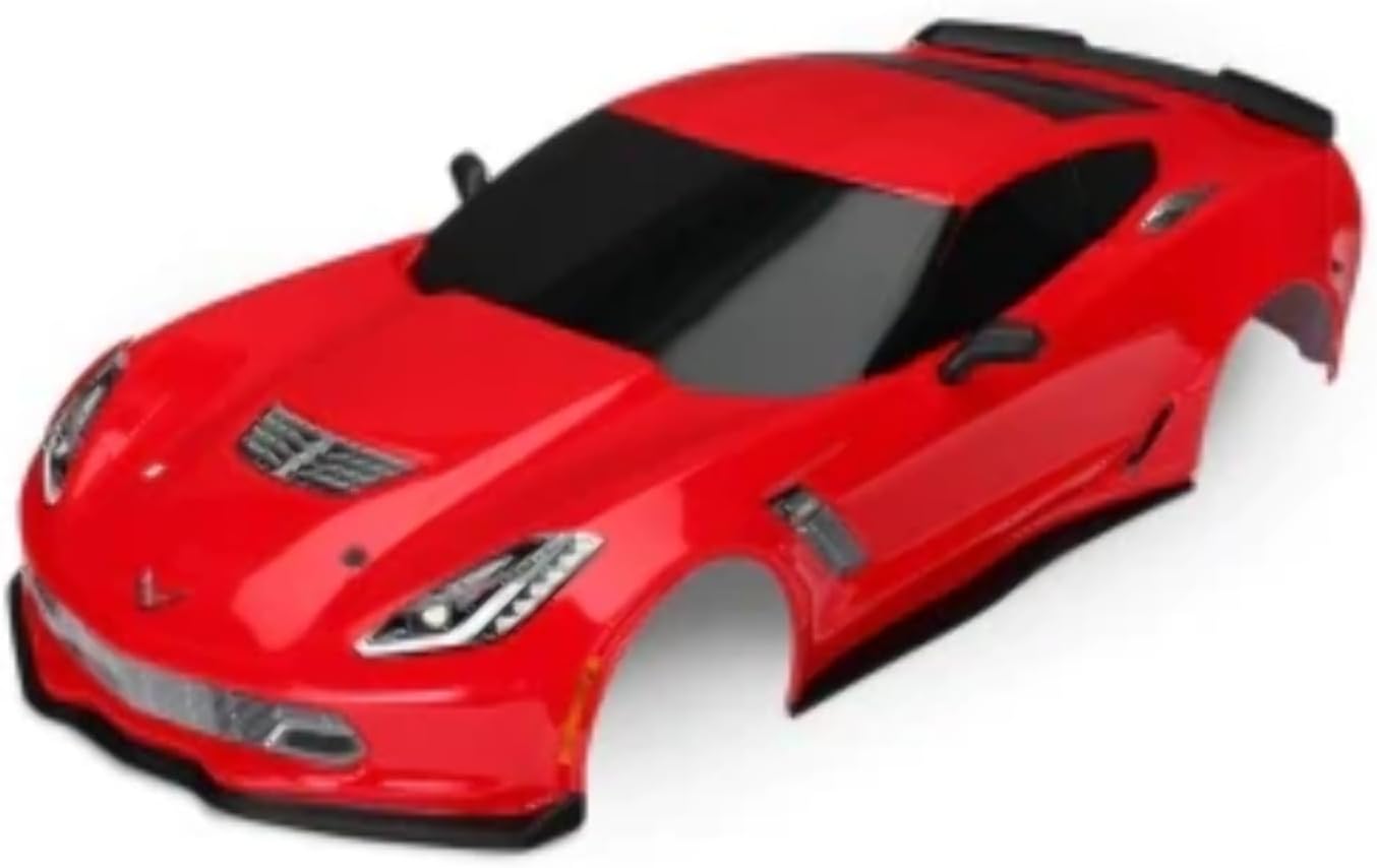 Traxxas 8386R Body Chevrolet Corvette Z06 red (Painted Decals Applied)
