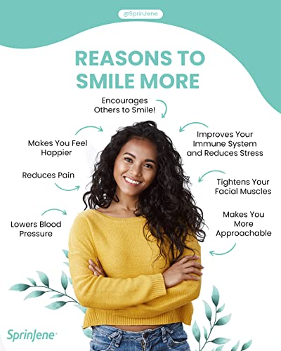 Sprinjene Natural Teeth Whitening Toothpaste With Fluoride, Sls Free With Black Seed Oil & Zinc For Cavity Protection Dry Mouth, Fresh Breath Cruelty-Free, Gluten Free 2 Pack (White Boost) #TOP6