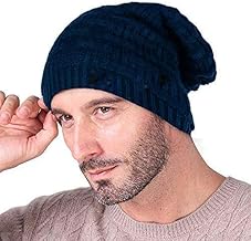 DIGITAL SHOPEE Unisex Woolen Slouchy Beanie Cap Men/Women/Girls/Boys (Blue)-Free Size