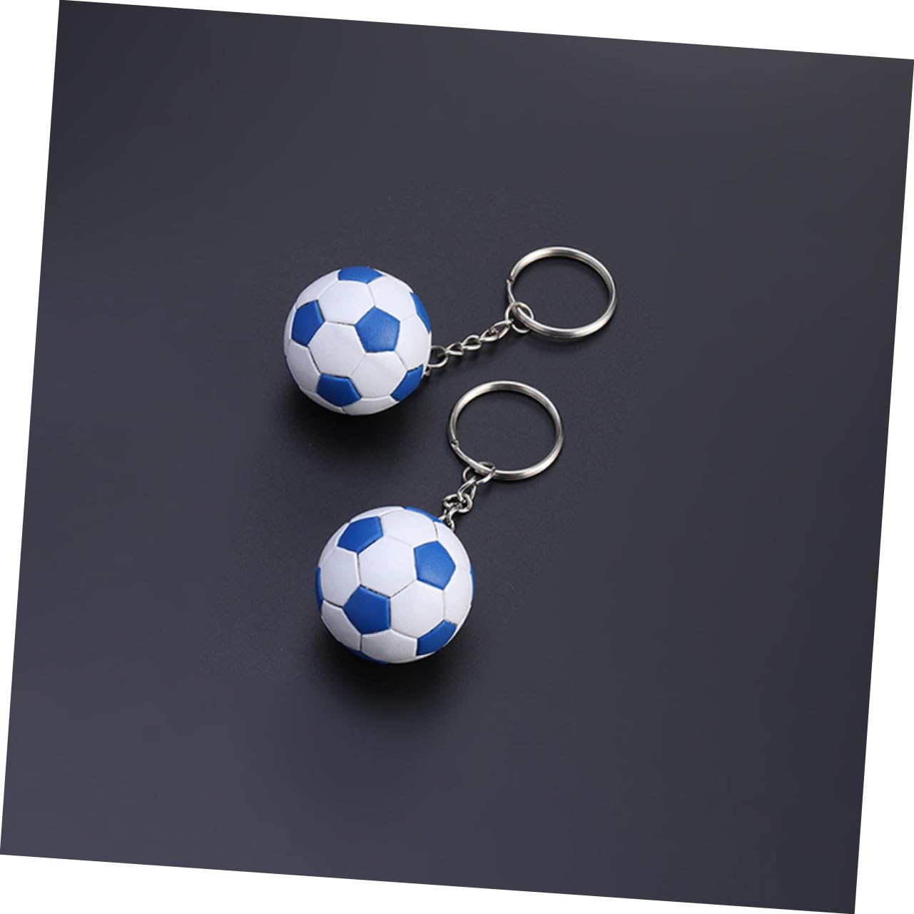 BESPORTBLE Colgante De Fútbol De Simulación Colgante Balón Fútbol Colgante Pvc Fútbol Bot Fútbol Americano Felpa Decoración Llavero Colgante Llavero De Fútbol Metal