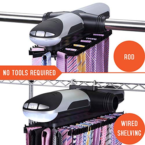 Primode COMINHKG105141 Motorized Tie Rack Closet Organizer thumb #1