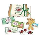 In unserem Shop amazon.de/steinbeck findest du noch viele weitere Geschenksets. Die Themen umfassen ein weites Spektrum, wie Glück, Geburt, Prüfung, Weihnachten oder Geburtstag. In den süßen Geschenkboxen sind die tollen designten Produkte immer passend auf das Thema abgestimmt und somit ein echter Hingucker.