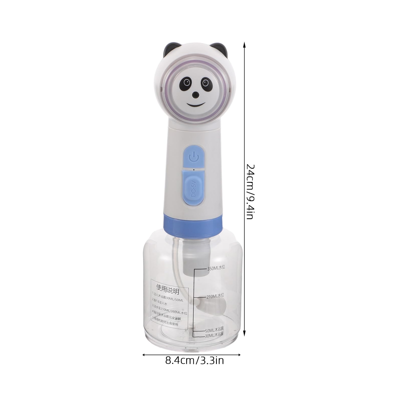 Gatuida Hundeshampoo-Spender: Elektrischer Katzenshampoo-Sprühkopf (350 ml) – Haustier-Badezubehör – Automatischer Schaumseifenspender für Küchenspüle und Badezimmer